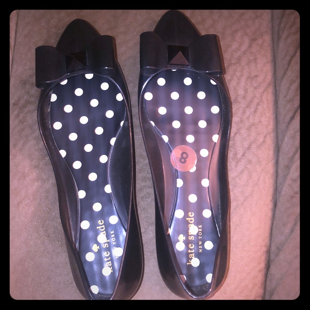 Kate Spade Black Flats
